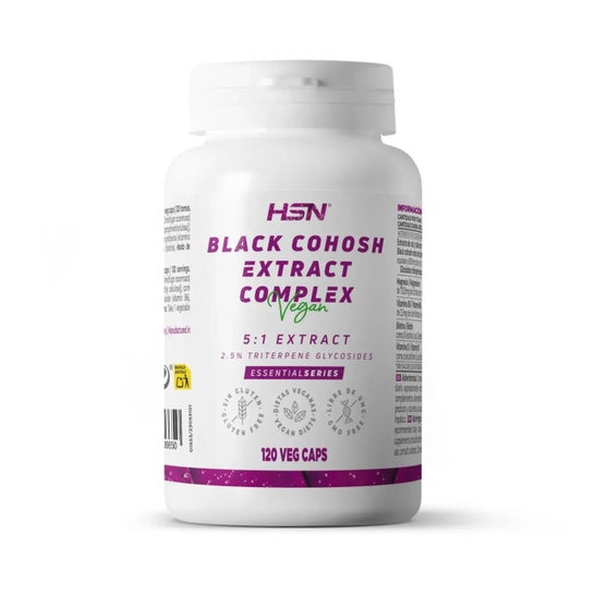 HSN Extracto de Cohosh Negro 5:1 80mg Complex 120vcaps