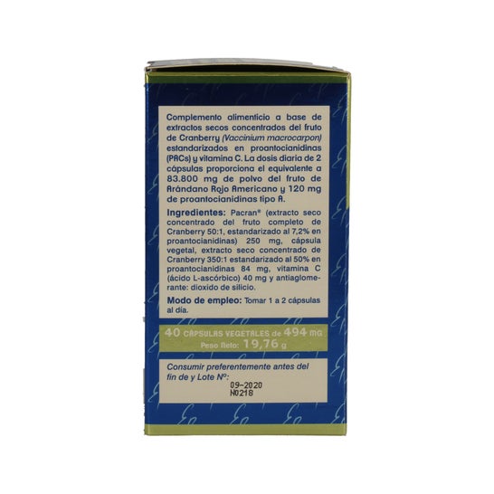Tongil Estado Puro  Cranberry 120 Pacs  40 Cápsulas