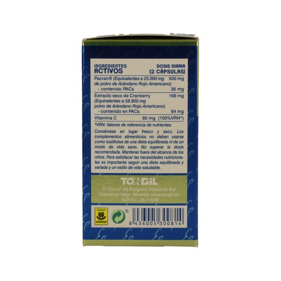 Tongil Estado Puro  Cranberry 120 Pacs  40 Cápsulas