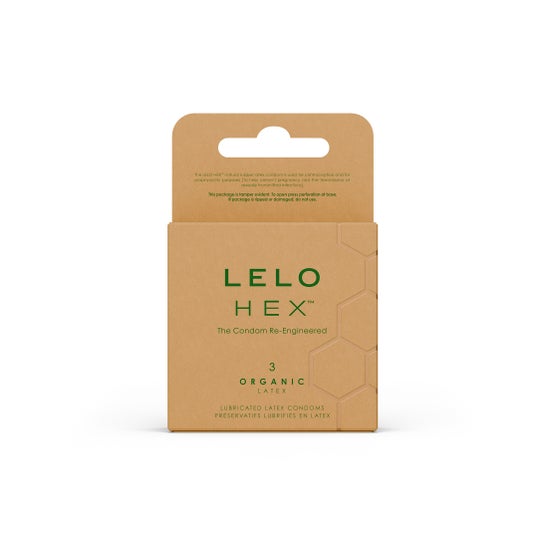 Lelo Hex Pack Organic Latex Condoms 3 Unidades
