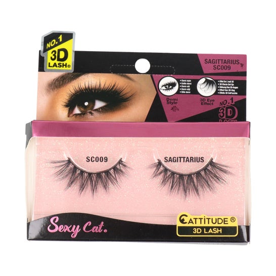 Ebin New York Sexy Cat Cattitude 3D Lash Sagittarius 1 Par