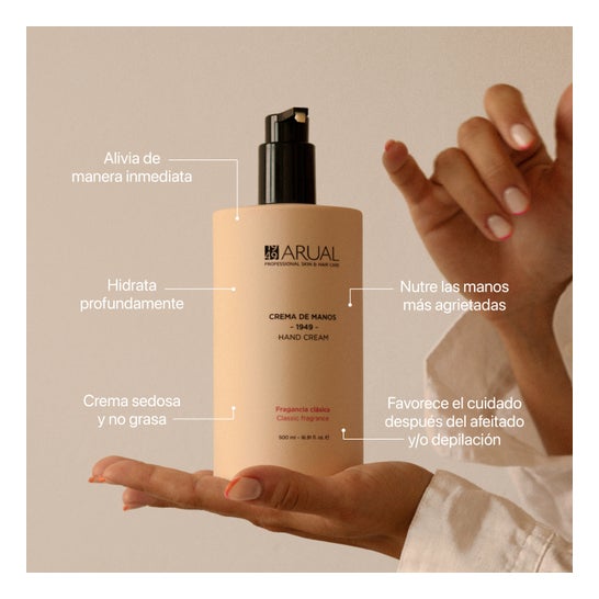 Arual Crema de Manos Fragancia Clásica 500ml