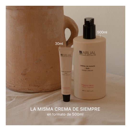 Arual Crema de Manos Fragancia Clásica 500ml