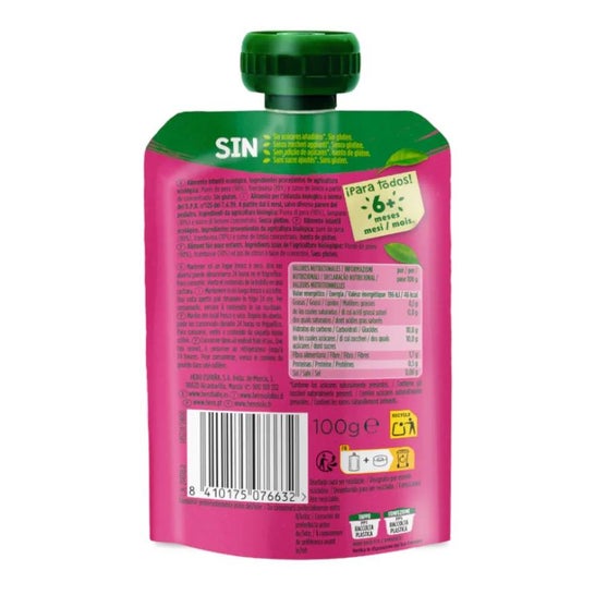 Hero Solo Pera Frambuesa 100g Hero Solo Pera Frambuesa 100g