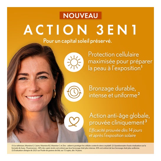 Oenobiol Sun Expert Préparateur Solaire 3 en 1 2x30caps
