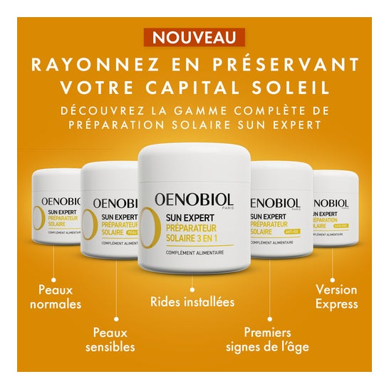 Oenobiol Sun Expert Préparateur Solaire 3 en 1 2x30caps