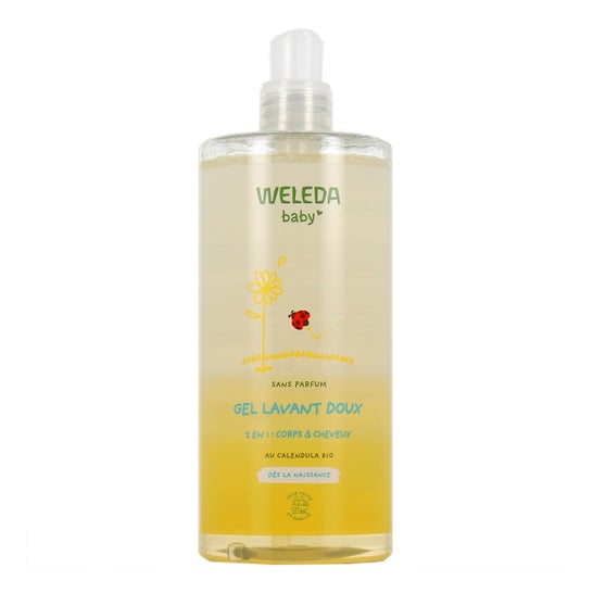 Weleda Baby Gel Limpeza Suave 2 em 1 Calendula Sem Perfume 750 ml