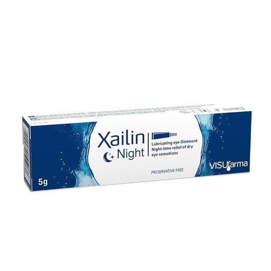 Xailin Night pomada lubrificante oftálmica multidose 5g Xailin Night pomada lubrificante oftálmica multidose 5g