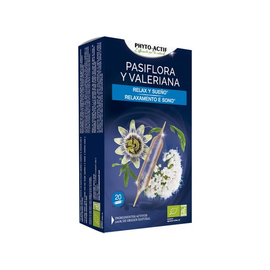Phyto Actif Passionflower e Valerian Bio 20 Ampoules