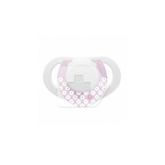 Chicco™ physio compact chupeta anatómica com tetina de látex rosa 2uds