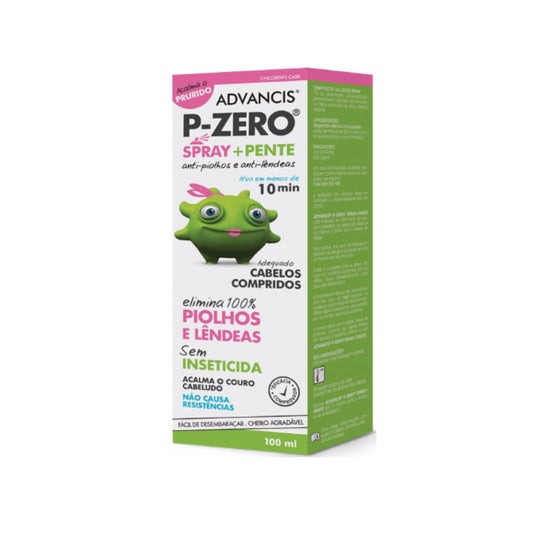 Advancis P-Zero Kit Spray + Pente Anti-piolhos 100ml