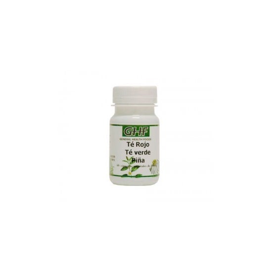 GHF Chá Verde + Chá Vermelho + Ananás 500mg 60cáps