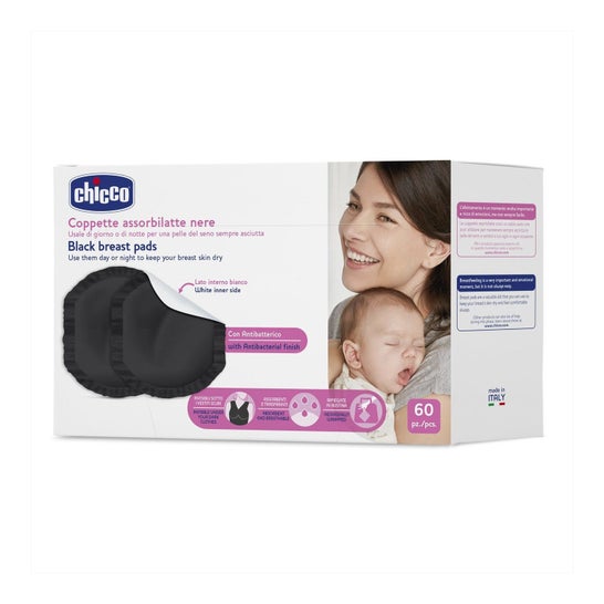 Chicco Discos Absorventes Preto 60 Unidades