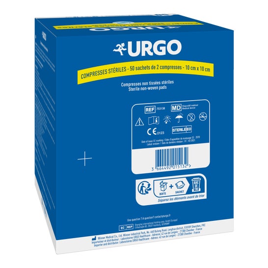 Urgo Cpress Nt St10X10Cm 50*2