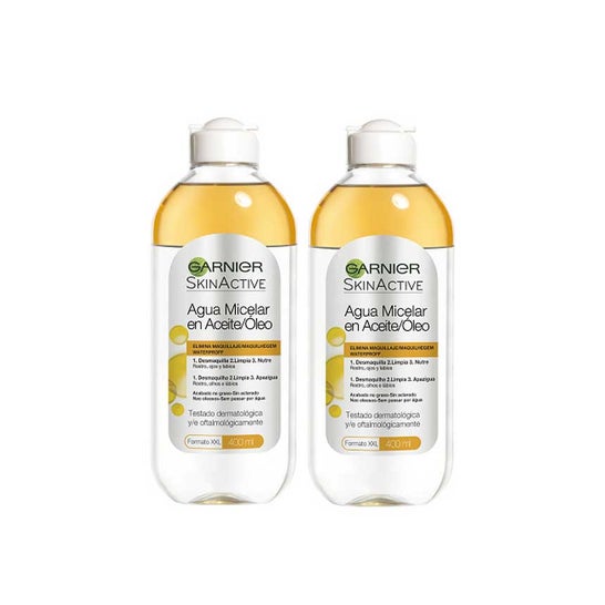 Garnier Skinactive Água Micelar em Óleo 2x400ml