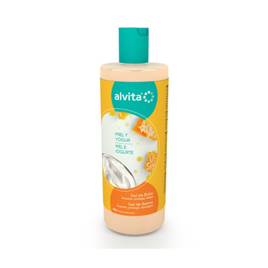 Banho de gel de Alvita mel e iogurte 750ml