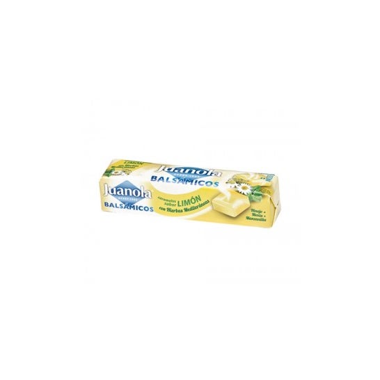 Juanola™ rebuçados balsâmicos sabor limão e plantas medicinais 30g