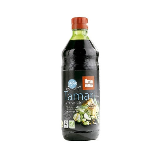 Tamari Lime (molho de soja) 25% menos sal orgânico 250ml