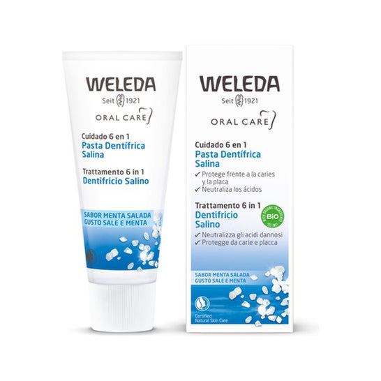 Weleda Pte Pasta Dentífrica Salina 75ml lote de 2