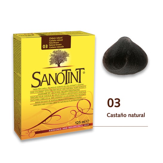 Santiveri Sanotint Tinte Classic 03 Castanha Natural 125ml