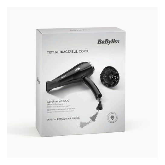 Babyliss Cordkeeper Secador de Pelo D374de 2000W 1 Unidade