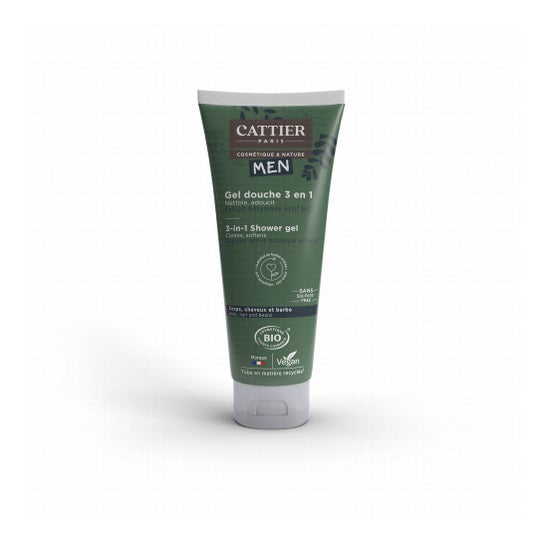 Cattier Men Gel de Banho 3 em 1 200ml