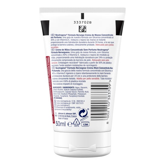 Neutrogena™ creme de mãos concentrado sem perfume 50ml