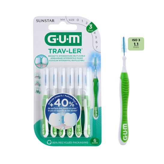 GUM Trav-Ler Escova Interdental 1.1mm 4unidades