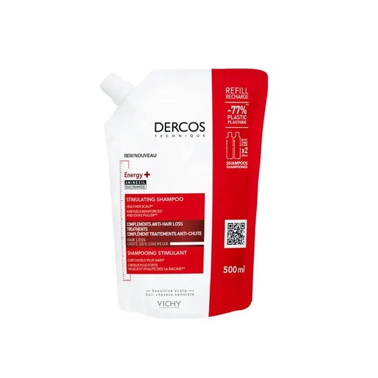 Dercos Energy+ Champú Anticaída Eco-Recarga 500ml Dercos Energy+ Champú Anticaída Eco-Recarga 500ml