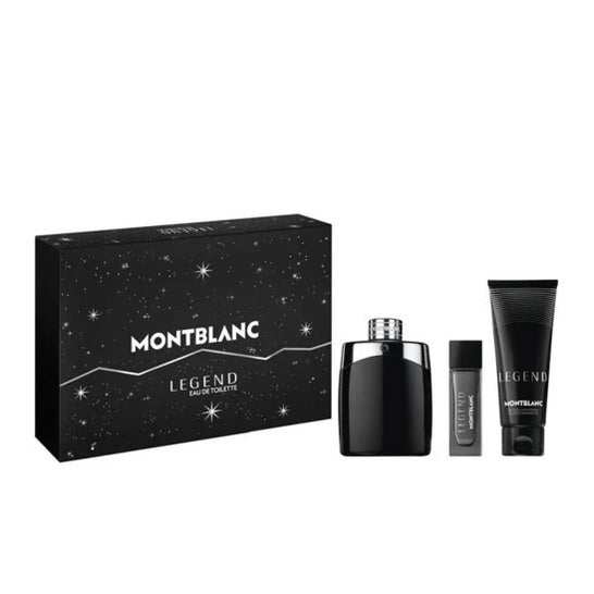 Montblanc Legend Conjunto Eau de Toilette 100 ml + Mini 7.5 ml + Gel de Duche 100 ml