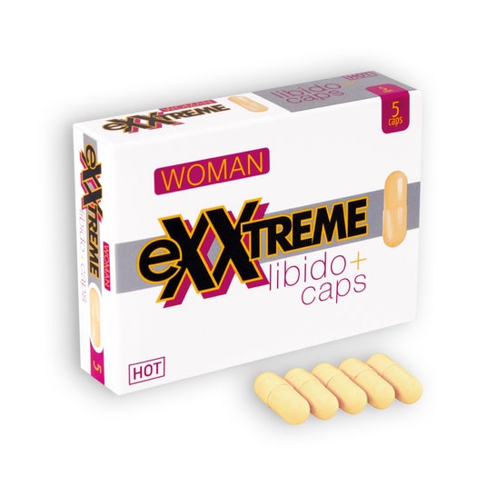 Hot Exxtreme Libido + Caps Mulher 5caps