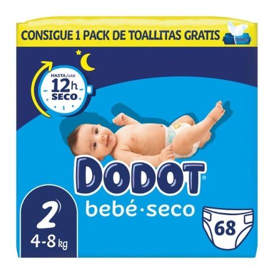 Dodot - Fraldas Sensitive T1 (2-5kg) 80 Unidades, Recém-nascido