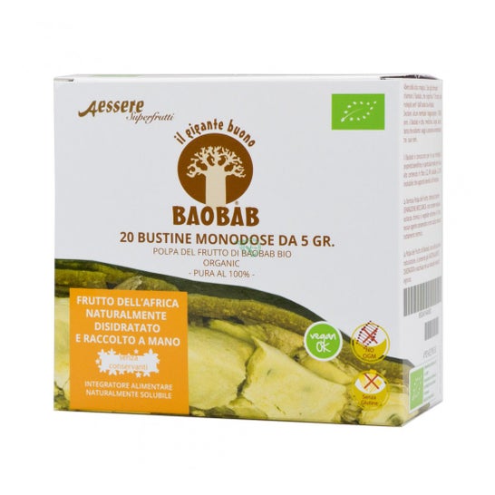 Aessere Pulpa de Baobab Bio 20x5g