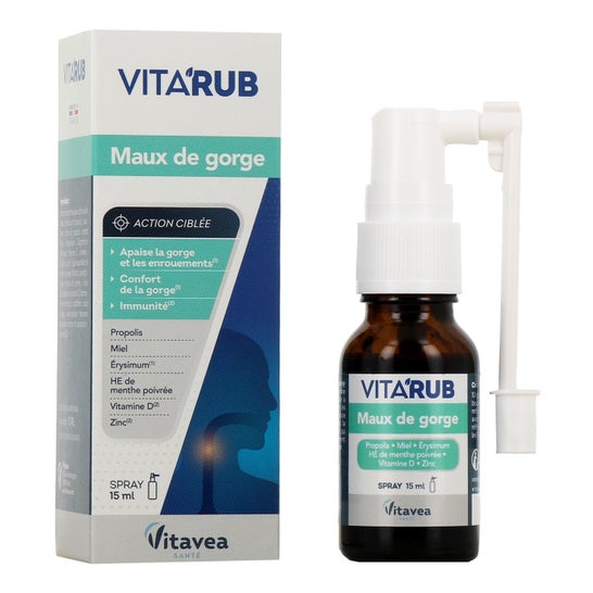 Vitavea Vita'Rub Spray Dor de Garganta 15 ml
