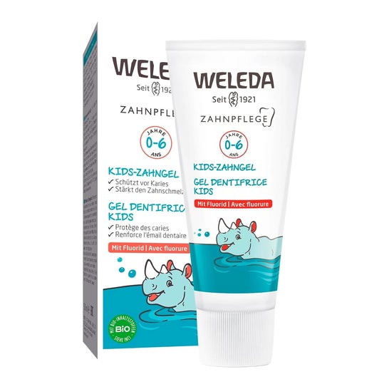 Weleda Gel Dentífrico Kids com Flúor 0-6 Anos 50 ml