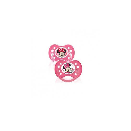 Dodie Disney Anatomical Pacifier Silicone Duo Minnie +6 meses