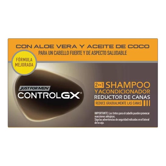 Just For Men Control GX Reducing Hairline Shampoo e Condicionador Just For Men Control GX Reducing Hairline Shampoo e Condicionador