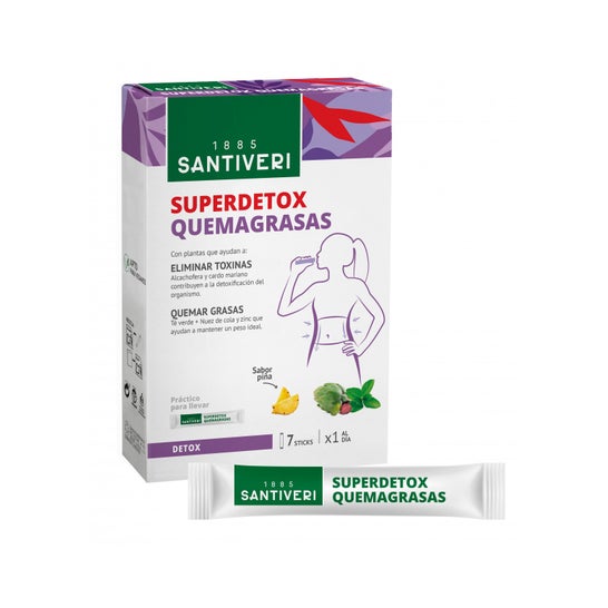 Santiveri SuperDetox Queimador de Gordura 7 Sticks