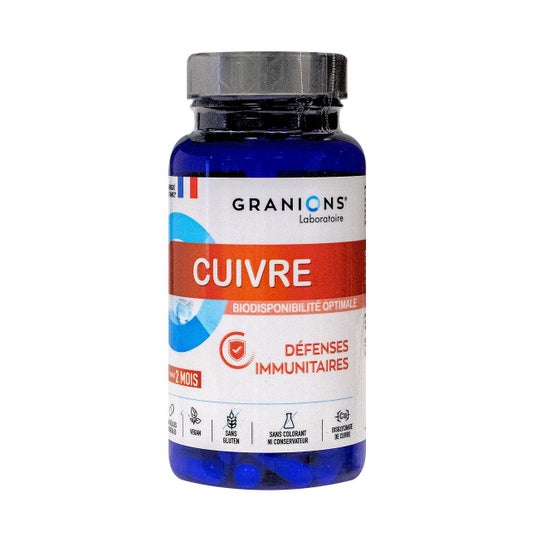 Granions Cuivre Défenses Immunitaires 60 Gélules