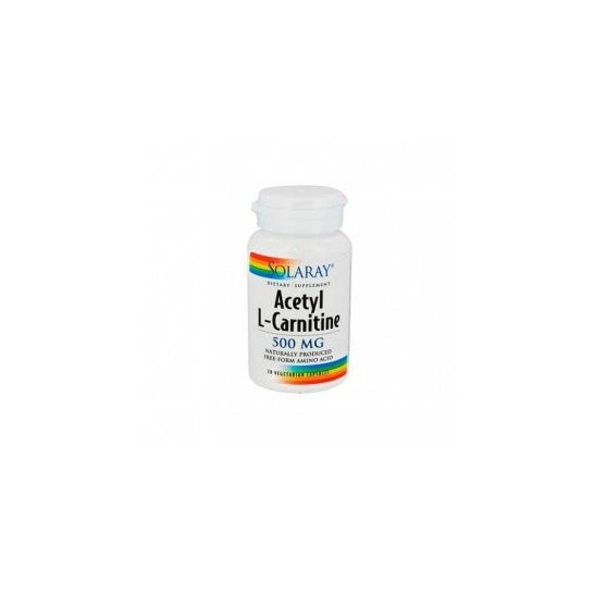 Solaray acetil l-carnitina 500mg 30cáps