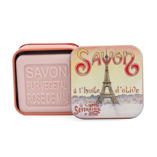 La Savonnerie de Nyons Sabonete Lata Metálica Torre Eiffel 100g