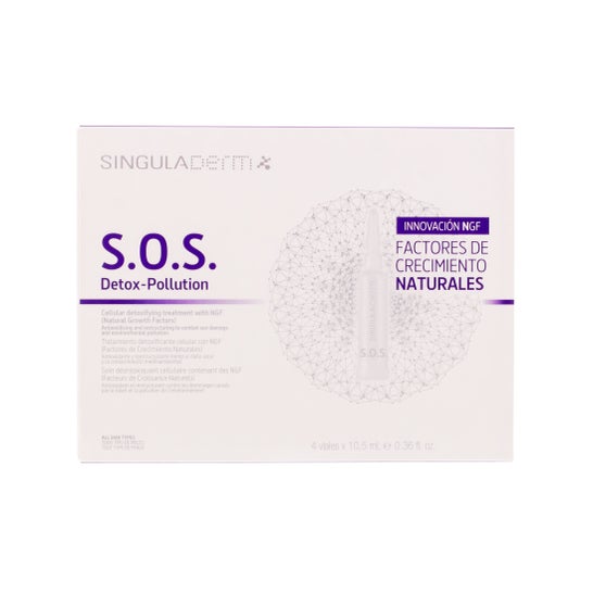 Singuladerm SOS Detox-Pollution 4 Frascos