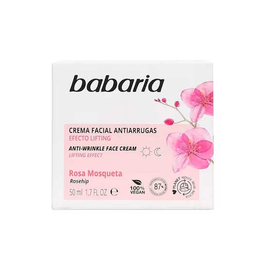 Babaria Creme Facial Anti-rugas Rosa Mosqueta 50ml
