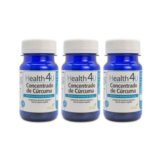 Health 4U Pack Concentrado de Curcuma 550mg 3x30caps