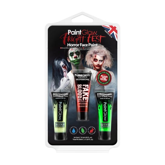 PaintGlow Kit Sangre Artificial Fright Fest Halloween