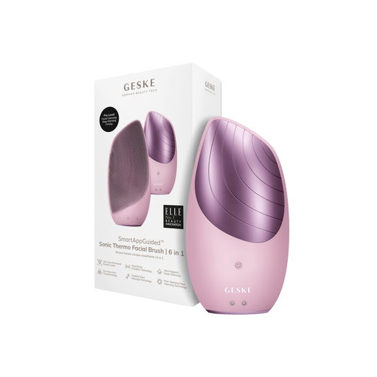 Geske Sonic Thermo Facial Brush 6 in 1 Pink 1 Unidade