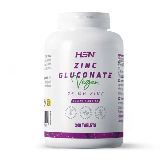 HSN Gluconato de Zinc 25mg Zinc 240comp