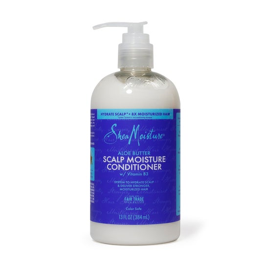 Shea Moisture Amaciador para Couro Cabeludo Aloe Butter 384 ml