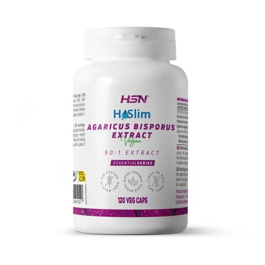 HSN Extracto de Agaricus Bisporus H2O Slim® 400mg 120vcaps