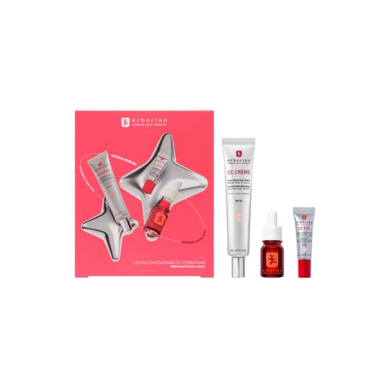 Erborian Kit CC Crème Claro + CC Eye + Skin Therapy